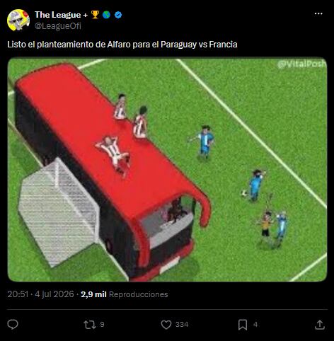 Con Mbappé y Alfaro como principales protagonistas, los mejores memes de la eliminación de Paraguay ante Francia en el Mundial