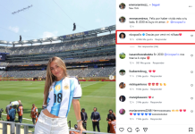 El sorprendente vaticinio de la novia de Nico Paz sobre el Mundial 2030 en el romántico posteo que le dedicó