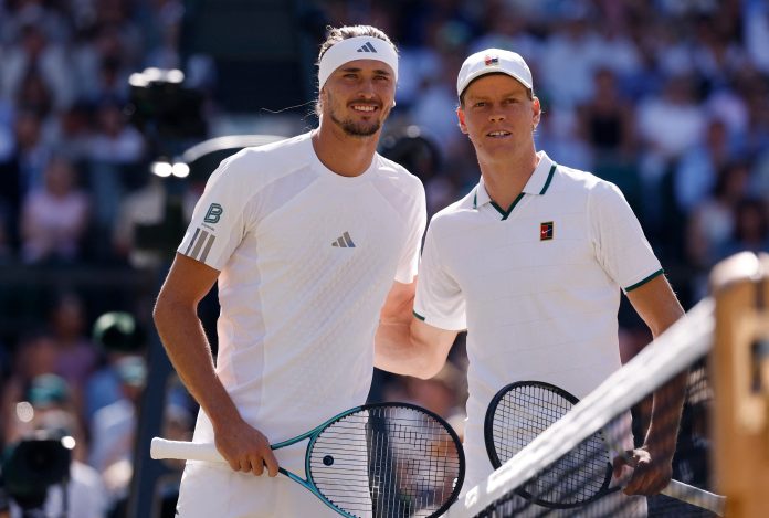 Jannik Sinner y Alexander Zverev, EN VIVO, por la final de Wimbledon: igualan 1-1 tras sets que se definieron en el tiebreak