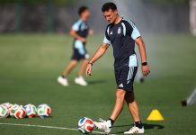 La selección argentina se entrena por primera vez pensando en la final de la Copa del Mundo ante España