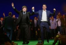 Las repercusiones en Brasil del discurso de Milei durante el acto de Flávio Bolsonaro: “Es inadmisible”