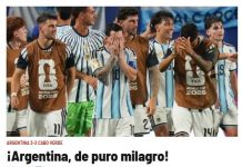 “Milagro”, “drama” y “evitó el desastre”: las portadas de los medios del mundo tras el duro triunfo de Argentina ante Cabo Verde
