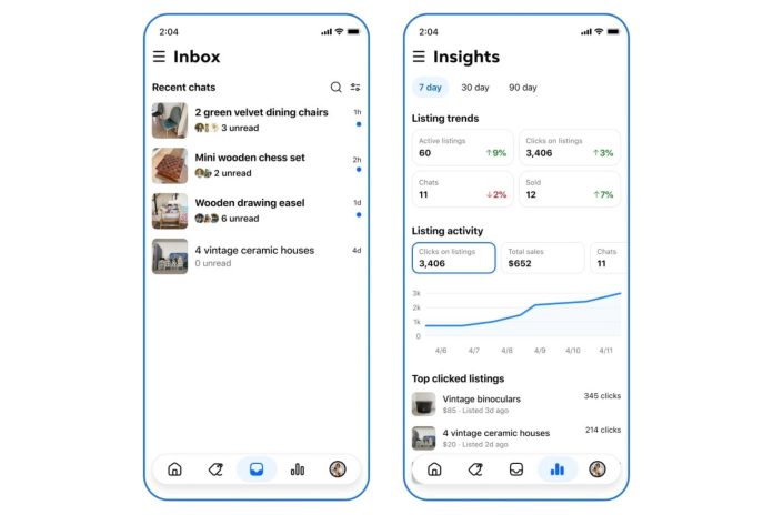 Así es Seller, la app con IA de Meta para vender más en Facebook Marketplace