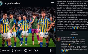 El contundente posteo de Ángel Di María tras poner en duda su futuro en Rosario Central
