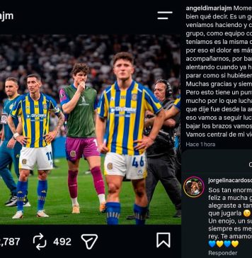 El contundente posteo de Ángel Di María tras poner en duda su futuro en Rosario Central