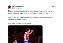 El futuro de Julián Álvarez: de la “desesperación” del Atlético de Madrid a la condición que puso el Arsenal y un guiño al Barcelona