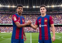 El gesto de Lamine Yamal con Julián Álvarez a la espera de la “oferta definitiva” del Barcelona para contratarlo