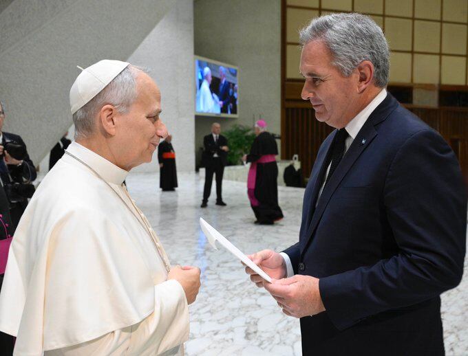 El Gobierno celebró la confirmación de la visita del Papa León XIV a la Argentina: “Enorme alegría”