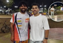 Facundo Campazzo sorprendió al jugar un partido de básquet en una plaza: el gesto que se hizo viral