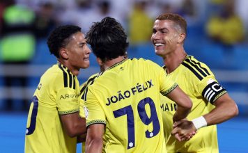 Giro en el área y definición letal: el tanto de Cristiano Ronaldo en su regreso a Al Nassr que lo acerca a los 1.000 goles