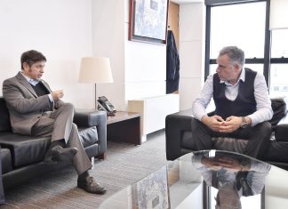 Kicillof se reunió con Yamandú Orsi y habló en clave electoral: “Nos falta organizar el descontento”