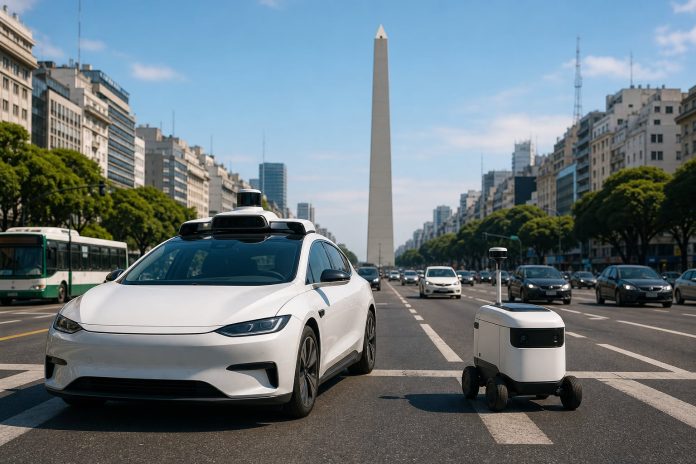 La Ciudad de Buenos Aires habilitó pruebas de autos sin conductor y robots de reparto