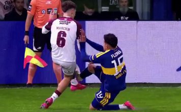La lupa sobre la dura entrada de Leonel Flores que generó controversia en el triunfo de Boca Juniors ante Lanús