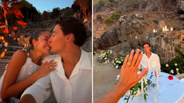 Los detalles del romántico compromiso de una estrella de la F1: millonario anillo y cena íntima junto al mar con su pareja