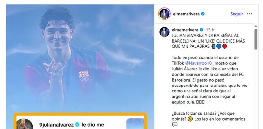 Los millones que “reservó” el Barcelona para una última oferta por Julián Álvarez antes del cierre del libro de pases