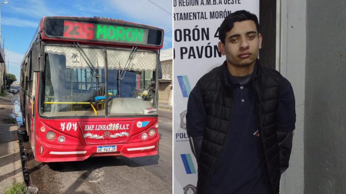 “Quería cumplir un sueño”: la insólita explicación de un asaltante que robó un colectivo en Merlo, subió pasajeros y fue detenido en Morón