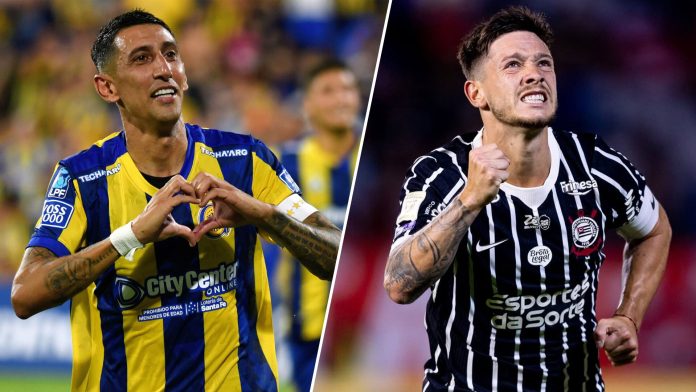 Rosario Central, con Di María, abrirá su serie ante Corinthians por los octavos de final de la Copa Libertadores: hora, TV y formaciones