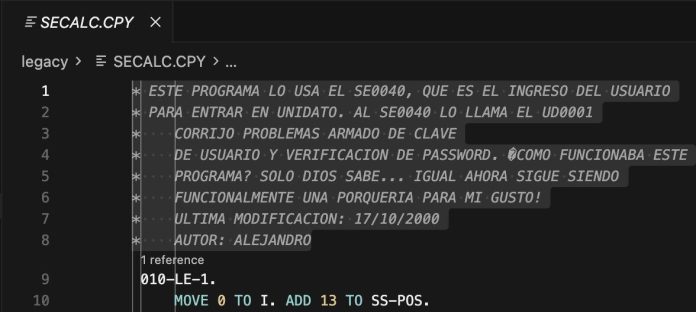 Tiene 21 años, encontró el programa que hace 40 años creó su abuelo y mejoró su padre, y lo reconstruyó para que siga en uso