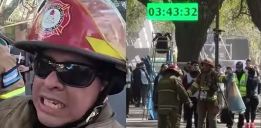 Un bombero corrió la Media Maratón de Buenos Aires con 25 kilos de equipamiento: “Sentíamos que nos llevaba la gente”