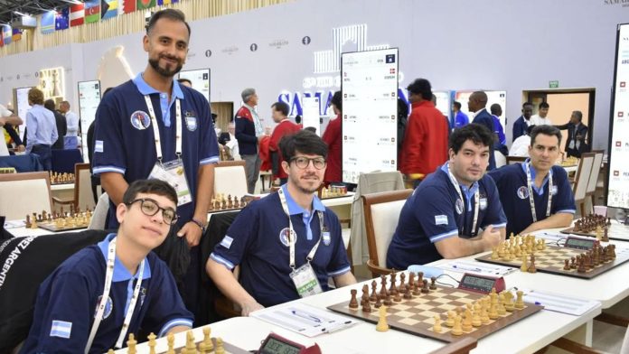 Argentina inició su camino en las Olimpiadas de ajedrez con una victoria ante Kenia: Faustino Oro le ganó su partida a Kyle Kuka