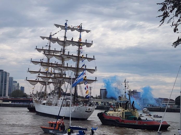 Arribó la Fragata Libertad a Buenos Aires y concluyó su 54° viaje de instrucción: cómo fue el recorrido