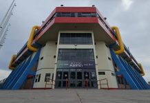 Así se verá el estadio donde Argentina enfrentará a Turquía por la Copa Davis en Neuquén