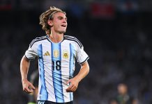 Asistencia perfecta de Palacios y definición de lujo: el golazo de Nico Paz para Argentina ante Bolivia