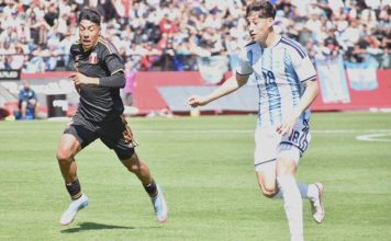 Con un gol sobre el final, la selección argentina Sub 19 le ganó 1-0 a Perú y se clasificó a la final de los Juegos Suramericanos