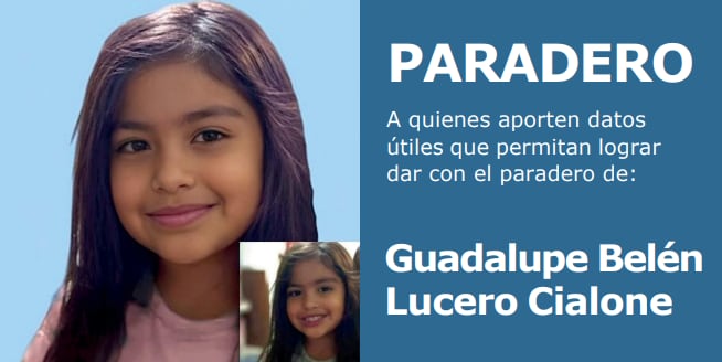 Detuvieron por una causa de abuso sexual al abuelo de Guadalupe Lucero, la niña de San Luis desaparecida hace 5 años