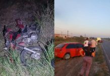 Dos jóvenes murieron y una menor quedó internada tras chocar un auto y una moto en Chaco