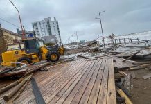 El fuerte temporal en Monte Hermoso dejó playas destruidas, inundaciones y advierten los efectos para la temporada