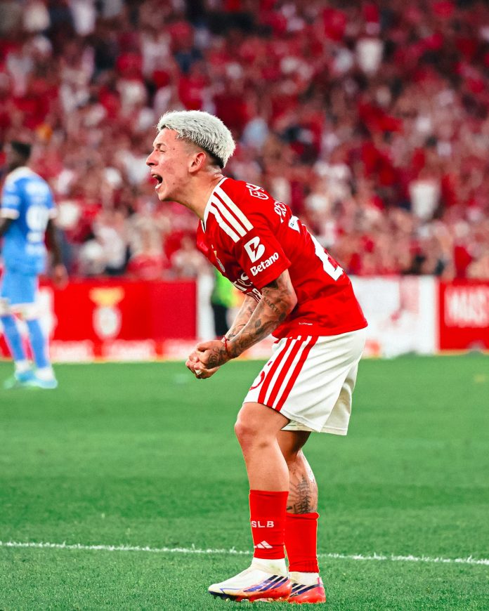 El golazo a lo Messi de Gianluca Prestianni con el que selló la remontada del Benfica