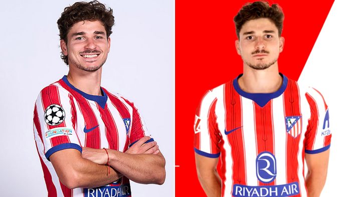 El rotundo cambio de Julián Álvarez en una foto presentación del Atlético de Madrid tras quedarse en el club