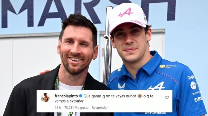 El sentido mensaje de Colapinto a Messi por su despedida de la selección argentina: “No te vayas nunca”