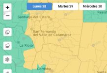 Granizo, destrozos y fuertes lluvias en Córdoba: rige una alerta amarilla