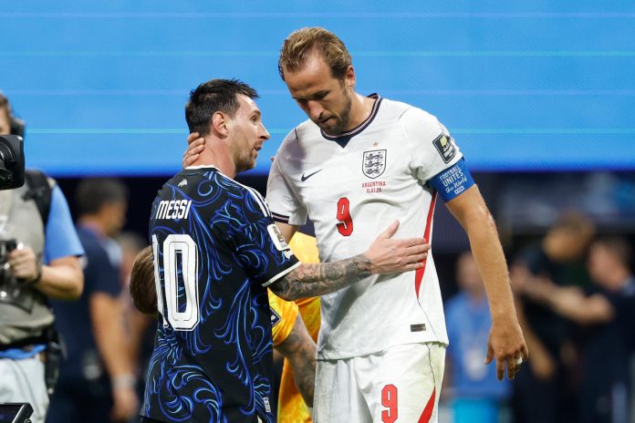 Harry Kane habló sobre la derrota ante Argentina en el Mundial y reveló qué le dijo a Lionel Messi