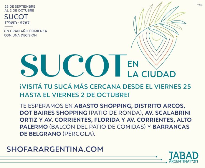 La llegada de Sucot, la celebración más alegre de la comunidad judía, y los siete puntos para sumarse a los festejos en Buenos Aires