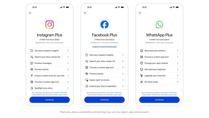 Meta One es la nueva suscripción mensual para acceder a funciones avanzadas de IA en Instagram, WhatsApp y Facebook