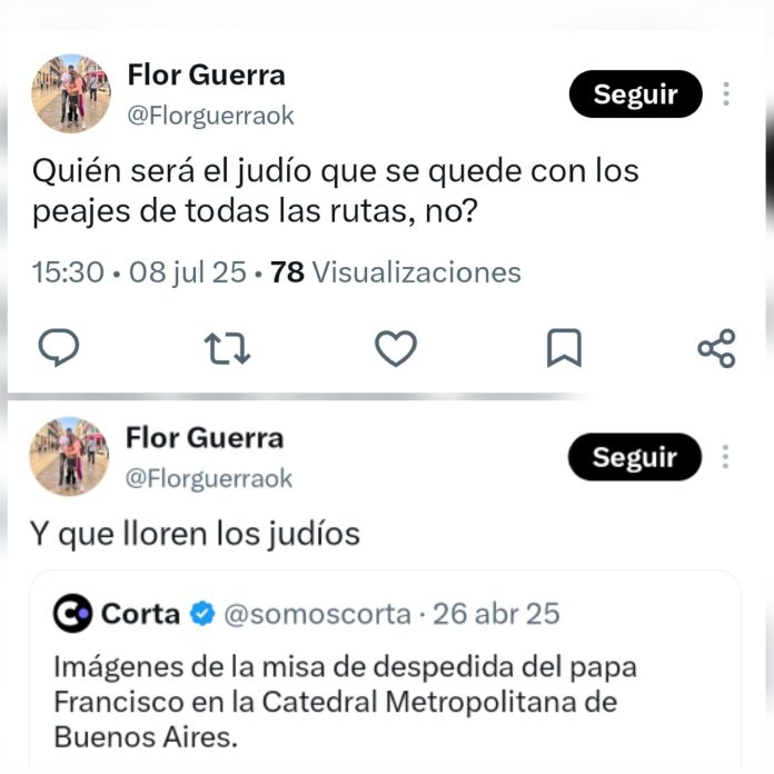 “Qué cansada me tienen estos…”: el historial de insultos antisemitas de la jugadora de pádel apartada de los Panamericanos
