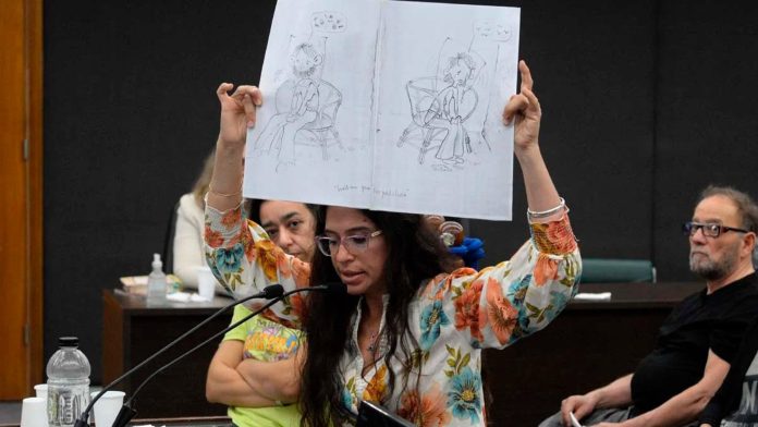 Su madre fue asesinada por la dictadura y 41 años después el hijo de un represor le envió dibujos que había hecho en su cautiverio