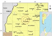 Un fuerte sismo con una magnitud de 5,4° sacudió La Rioja y se percibió en tres provincias vecinas