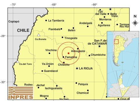 Un fuerte sismo con una magnitud de 5,4° sacudió La Rioja y se percibió en tres provincias vecinas