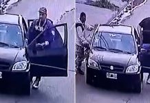 Video: un prestamista y sus “brazos armados” fueron a balear la casa de un hombre para cobrarle una deuda y terminaron detenidos