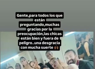 Video: una pantalla LED cayó sobre un grupo de bailarinas en un festival de danza y dejó varias heridas