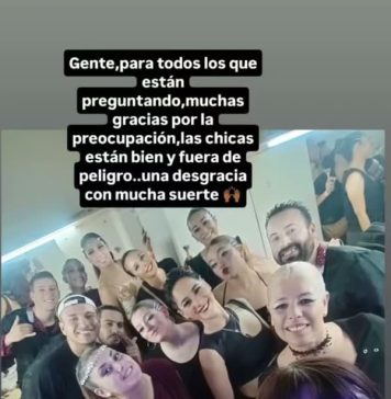 Video: una pantalla LED cayó sobre un grupo de bailarinas en un festival de danza y dejó varias heridas