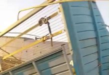 Violento choque entre un tren y un camión que transportaba limones en Tucumán