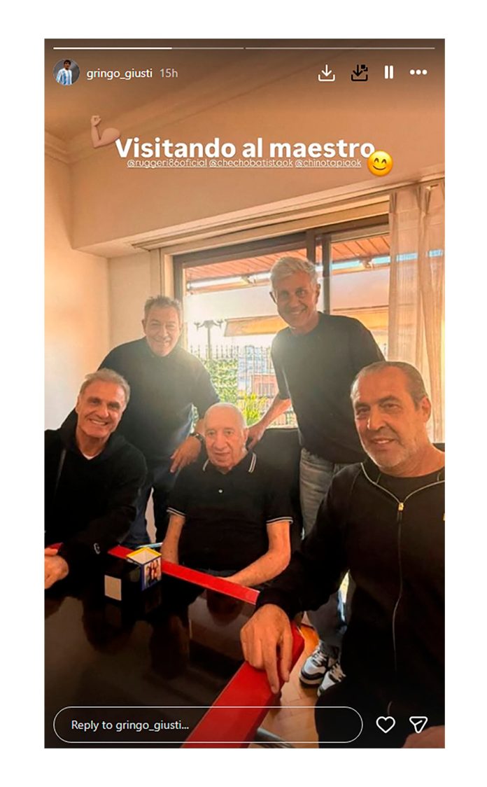 “Visitando al maestro”: los cuatro campeones del mundo que se reunieron con Carlos Bilardo