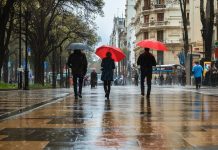 Alerta meteorológica para 12 provincias por tormentas, fuertes vientos, lluvias y nieve