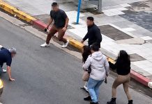 Batalla campal a la salida de un boliche en Mar del Plata: golpes, corridas y un auto en contramano en plena avenida