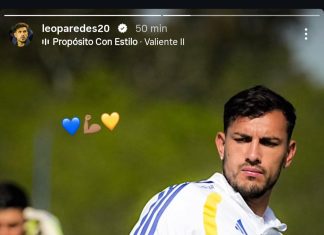 Boca Juniors publicó un video de Leandro Paredes que ilusionó a los hinchas de cara a la revancha con Vasco da Gama